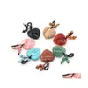 Charms 30Mm Assorted Heart Natural Stone Knot Rope Pendants For Diy Jewelry Making C3 Drop Delivery Findings Components Dh6Cx