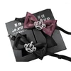 Bow Ties Fashion Necktie Groom Crown Crown Leather Luxury Wedding Birthday Party Toastmaster Gifts Tie Butterfly Tie الأنيقة