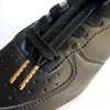 Akcesoria części butów 60-520 cm Czarna koronka z metalową głową szeroką płaskie woskowanie koronki solidne klasyczne marynowe trampki długie button trwałe 230202