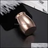 Colliers pendentif en gros mini bijoux de crémation pour cendres en alliage d'aluminium pot en métal urnes commémoratives avec beau sac d'emballage noir Dhz6D