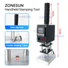 Zonesun ZS-HST1 Warmte Press Machine Soldering IJzer Handheld Hot Stamping Machine Warmte Pers Digitaal Lederen gereedschap Papier Wood Custom Logo Foil Stamp