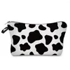 Cosmetic Bags 3D Printed Cow Bag Female Ins Wind Super Fire Print Storage