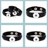 Charm Armband Pretty Leather Armband Noosa Ginger Jewelry 18mm Snaps Drop Delivery Dhekw