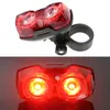 s Bicycle Super Bright Dual-lamp Large Wide-angle Design 2 LED 400LM Bike Rear Tail Light 3 Modes IPX4 Without Battery 0202