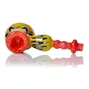 127mm glass smoking hand pipe for herb use dab oil rig