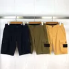 Heren merk shorts topstoney ontwerper Heren Side label pocket wash werkkleding casual shorts Maat M-2xl