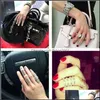 Cluster Rings Zinc Alloy Punk Style Geometry Personalized Gold Sier Ring Hollow Opened Statement Vintage Finger For Women Fashion Dr Otknq