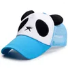 Ballkappen Mode Cartoon Panda Mesh Baseball Cap Für Männer Frauen Und Kind Sommer Outdoor Atmungsaktive Net Snapback Hip Hop Sonnenhut