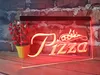 Pizza Slice bar de cerveja pub clube sinais 3d led sinal de luz neon artesanato decoração para casa