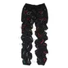 Mäns byxor dragskonfunktion Men High Street Loose Cargo Sweatpants Fashion Casual Temperament Wide Leg Pant 230202