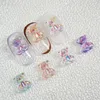 Nail Art Decorations Aurora Bear Charms Leuke 3D Crystal Rhinestones Nails Parts Jelly Accessoires Kawaii Manicure Tipsnail Stac22