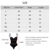 Intimo modellante da donna Taglie forti Intimo da donna Body nero Corsetto senza schienale Reggiseno push-up Body Shaper Dimagrante Controllo della pancia LingerieDonne