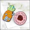 Pins broches ananas combinatie huis rozen persoonlijkheid creatieve broche cartoon pins speciale tide email revers denim badge c3 dro dhcvs