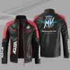 Men's Jackets MV Agusta PU Leather Motorcycle Men Slim Fit Mens 230202