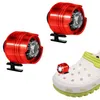 Amazon nuevo 10 colores brillan luces pequeñas faro para croc shoes de charm