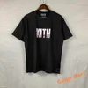 Men's T-Shirts 2022 New Black White Apricot Kith T Shirts Tokyo Limited Edition Landmark Cherry Blossoms Print KITH TEE Spring Summer Top G230202