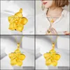 Pendentif Colliers Mode Fivepetal Fleur Riche Artisanat Incrusté Naturel Collier Style Chinois Exquis Dames Drop Delivery Jewelr Dhqhl