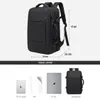 Backpack Travel Men Business Aesthetic School uitbreidbare USB -tas grote capaciteit 17.3 Laptop Waterdichte mode 230201