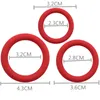 Cockrings 3pcsset silicone durevole anello del pene per adulti uomini eiaculazioni gallo anello duri più solido erezione più lunga erezione sesso maschile giocattoli 230202 230202