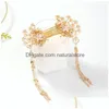 Клипы для волос Barrettes Bridal Headress китайский традиционный стиль антикварный жемчужный шпиль