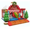 Customized Outdoor printing Christmas Trampolines Inflatable Snowman Themed Bounce House Jumping Castle Playground Equipment