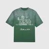 メンズTシャツデザイナーカジュアル印刷クリエイティブソリッドカラー通気性ゆるい丸い首短袖カップ