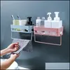 Bathroom Storage Organization And Kitchen Wall Rack Plastic Refrigerator Cutting Wrap Tin Paper Towel Holder Shelf Hang Drop Deliv Dh9Pg