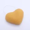 Konjac Facial Cleansing Puff Heart Heart Facials Facials Limpe Sponge Konjac Esfoliando Banhos de Direta Esponjas Faciais de Maquia