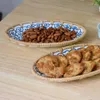 Borden Japans servies tabelgerei geweven fruitplaat droge tafel cake snack snack keramische specialiteit