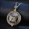 H￤nge halsband konst f￶rstorande glas cabochon halsband krage collier locket droppleverans smycken h￤ngen dhva7