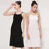 Women's Sleepwear Plus Size Full Slips Dress For Women Summer Soft Modal Petticoat Underskirt Sleeveless Inner Sling Casual Slip Dresses