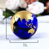Decorative Objects Figurines World Globe Mapa Home Accessories Earth 5 Inch Vintage Wooden Ornaments Map Geography Office Desk 230201