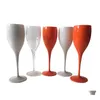 Wine Glasses 1 Party White Champagnes Coupes Cocktail Beer Whiskey Champagne Flute Inventory Drop Delivery Home Garden Kitchen Dinin Dh50H