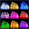 Strängar 8MODES FAIRY LED String Lights Juldekorationer för Home Garland Garden Party Decor Outdoor Dormitory Lamp Holiday Lighting