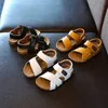 Нескользящие детские сандалии «Гладиатор» с вышивкой, простые летние простые сандалии с мягкой подошвой для мальчиков, детская пляжная обувь