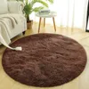 Carpets NOAHAS Carpet Living Room Round Thick Fluffy Large Area Mat Floor Soft Rug Bedroom Long Plush Children Decor