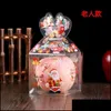 Gift Wrap Pvc Transparent Candy Box Christmas Decoration Packaging Santa Claus Snowman Apple Boxes Party Supplies Drop Delivery Home Dhcds
