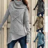 Herrtröjor Knitwear Turtleneck Autumn Winter Sweaters Kvinnor Långärmad hoppare Fashion 2023 Casual Basic Slim Pullover For Ladies