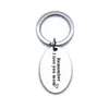 Keychains Oeinin Charms Key Chain Man Kom ihåg älskar dig mamma Keychain Bags Lovers Letter Color Keyring Alloy Pendant Arrtracive llaveros