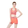 Aktive Sets frauen Yoga Anzug 2 Stück Set Fitness Sportswear Für Weibliche Workout Sport Kleidung Laufen Im Freien Bh Top gym