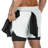 Shorts masculinos novos em shorts fitness masculino sugestão de verão shorts de camuflagem de roupas esportivas calças curtas de compactação masculina g230131