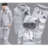 Cotton 4XL New Winter Mens Suits Suits Mens Tracksuit Sets Fleece Zipper Wooded Screet