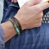 Link Bracciali Kinitial Vintage Semplice Per Donna Uomo Catene di Grano Polsino Punk da Uomo Gioielli di Moda Regali