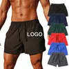 Men's Shorts Men's Polyester Training With Pocket Workout Running Body Building Vintage Gym Sports Casual Fitness Custom LOgo