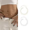 Gürtel Sexy Taille Kette Für Frauen Mädchen Mehrschichtiger Gürtel Bauch Verstellbarer Körperschmuck Bikini Strand Kleid Rock