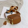 Multiple Zipper Pockets Waist Bags For Women Quality PU Leather Crossbody Female Fashion Chest Ladies Trendy Fanny Pack 230202