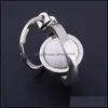 Ключевые кольца 3D Спортивные вращающиеся футбольные кольцевые баскетбольные сувениры для гольф -подвески металлические подарки хип -хоп ювелирные изделия 3355 Q2 Drop Delivery Dhevk