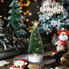 Decorazioni natalizie 50lb Mini albero artificiale modello artistico artigianato per festival sala da pranzo bar decorazione da tavolo