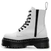 Laarzen dames winterplatform enkel 2023 hoogwaardige echt lederen goth zapatos de mujer 35-41