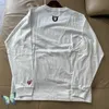 Men's T-Shirts Gray White HUMAN MADE Long Sleeve T Shirt Embroidery Heart 100% Cotton T-shirt G230202